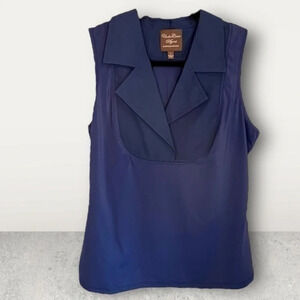 Under Cover Agent size Large sleeveless Blue, golf, tennis, vacation top - NEW